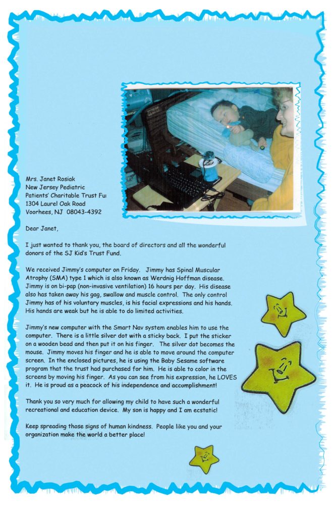 Jimmy - Thank you letter